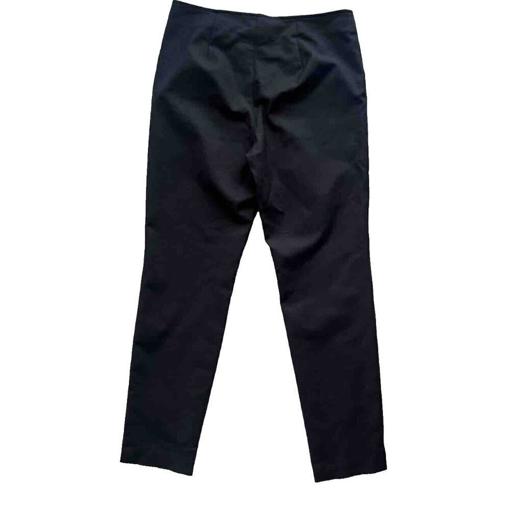 Emerson Rose Women's Black Knit Twill Woven Ankle Slim Pants Trousers Size 4 - Picture 12 of 14